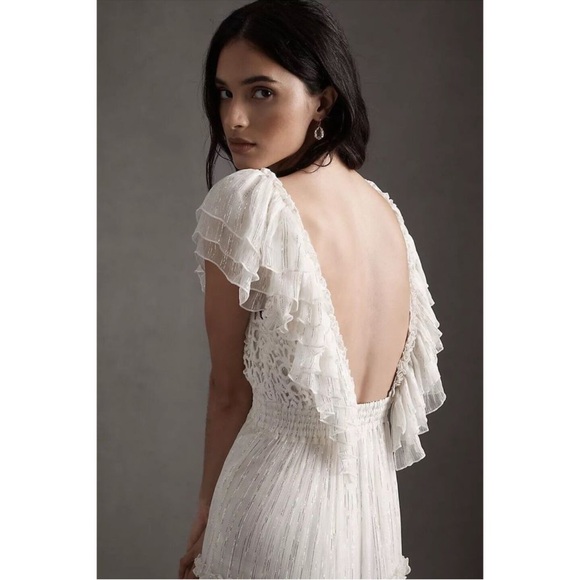 Free People x BHLDN Cream Lace Maxi Dress from Anthropologie - Picture 9 of 16
